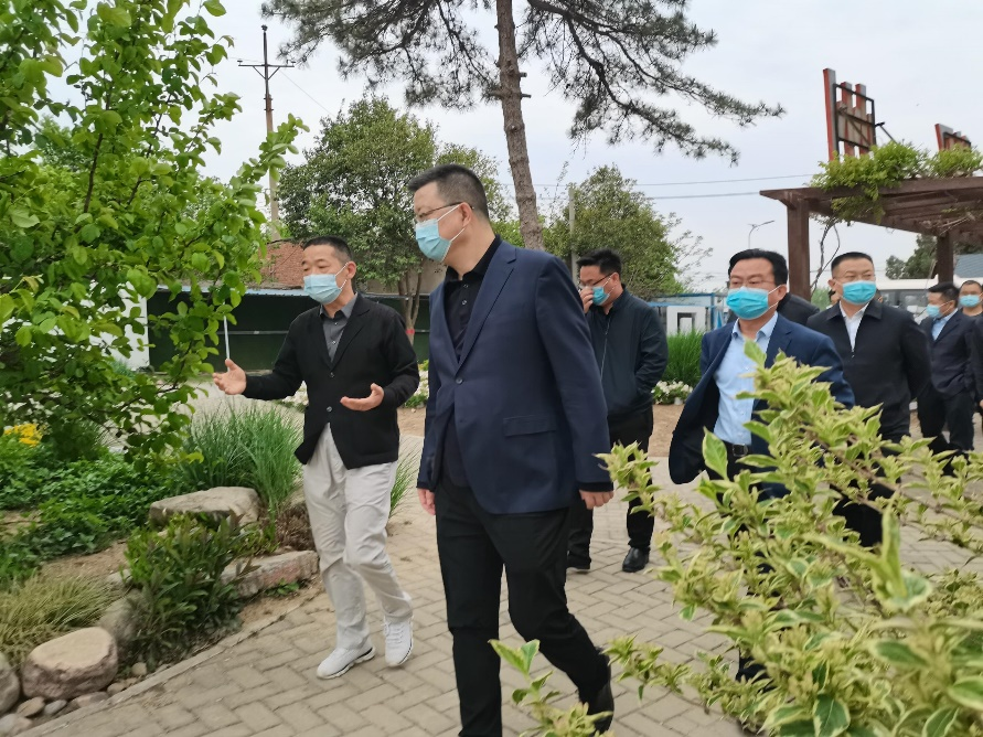 惠濟區區委書記到貝利得花卉實地調研